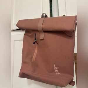 GOT BAG kids Pink Roll-Top Backpack